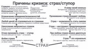 Причины кризиса среднего возраста: страх (часть 2) #эфир