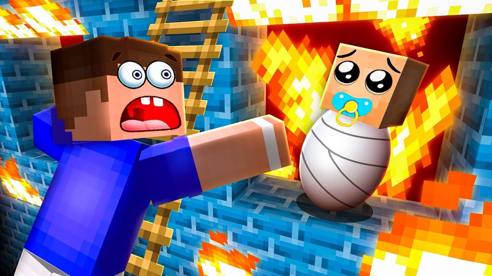 💥 Я БЫЛ ПОЖАРНЫМ… НО ОГОНЬ ВЫШЕЛ ИЗ-ПОД КОНТРОЛЯ! МАЙНКРАФТ 😨 смотреть онлайн