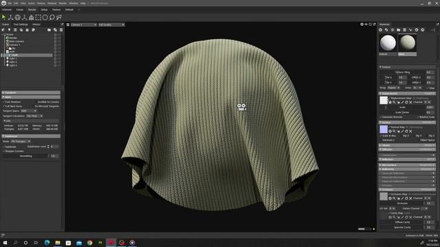 Fabric pattern textures - seamless and tileable