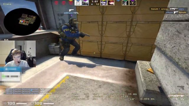 NAFANY ЗАШЕЛ В CS ПОСЛЕ ОТПУСКА И ОБАЛДЕЛ ОТ СВОЕГО СКИЛЛА | NAFANY ТАЩИТ НА 3000 ELO смотреть онлайн