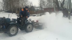 снегооочиститель самодельный для тз 4к 14