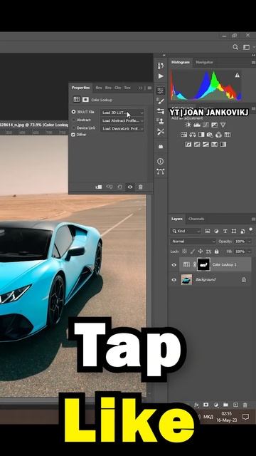I MAKE GOLDEN LAMBORGHINI IN PHOTOSHOP #shorts