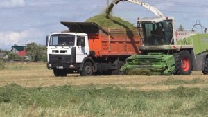 Заготовка сенажа CLAAS Jaguar 870
