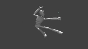 Blender Norman animation: 3 poses