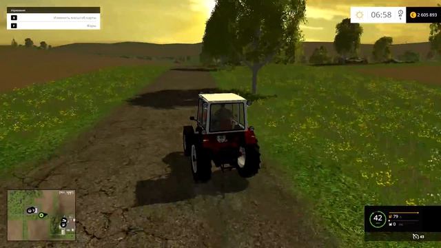 Farming simulator 15 МОД ЮМЗ 4х4 JUMZ
