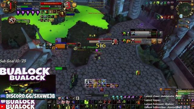 Destro Lock  Resto Druid vs Disc Priest  Warrior - 1v1 Resto Druid Vs Disc Priest 86 Dampening