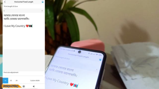 How to use Mini Pocket Printer | মিনি প্রিন্টার কি কাজ করে? #pushponvlog смотреть онлайн