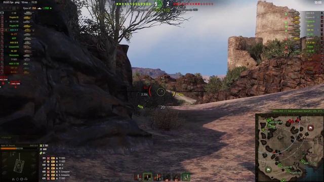 AMX 50 B - НЕВЕРОЯТНОЕ РУБИЛО НА ЭЛЬ-ХАЛУФЕ в World of Tanks! КАК ПРАВИЛЬНО РАЗРЫВАТЬ СТАЛЬ!