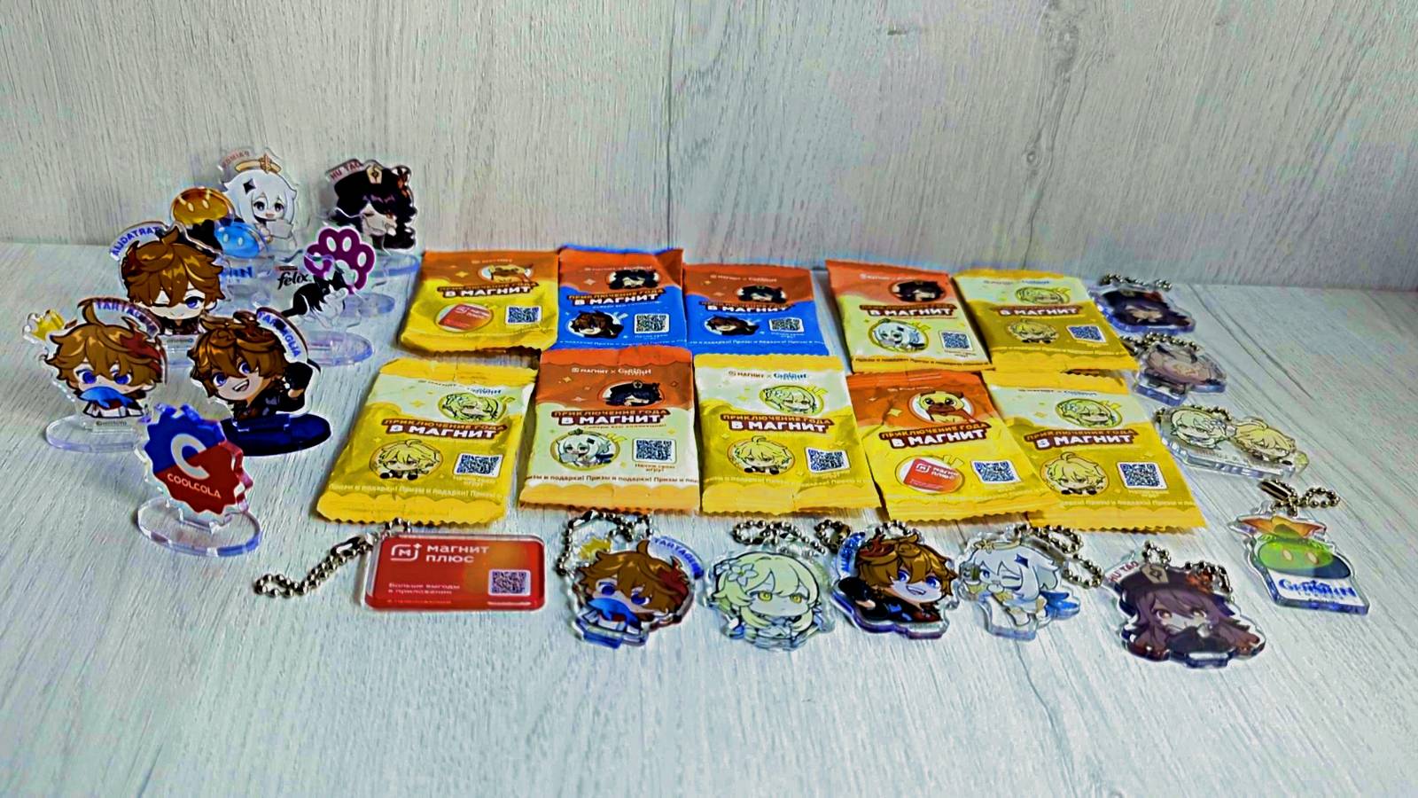 Магнит Genshin Impact открываем 10 пакетиков, серия 5 смотреть онлайн