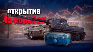 Открытие 45 новогодний коробок 2022