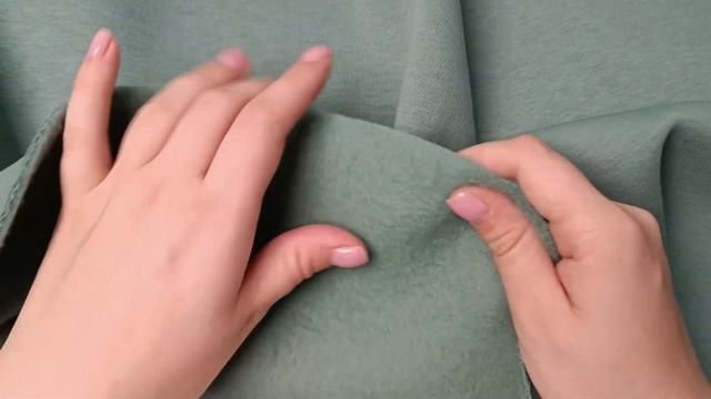 Футер 3х нитка однотонный с начесом св.изумруд