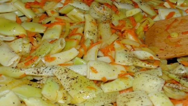 Стручковая фасоль в сметане