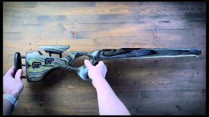 Ложе для болтовой винтовки на заказ с алюминиевым беддинг блоком