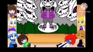 Реакция Underswap на Swap!Fell Papyrus Vs Swap Papyrus