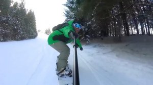 Snowboarding  GoPro Hero 4 Session Test