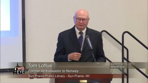 An Evening with Former Ambassador to Norway Tom Loftus