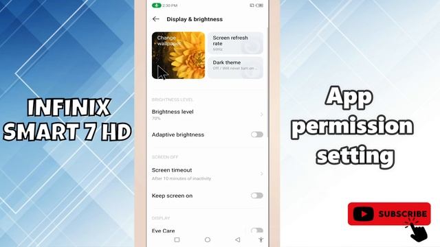 Infinix Smart 7 HD App permission setting || How to set app permissions смотреть онлайн