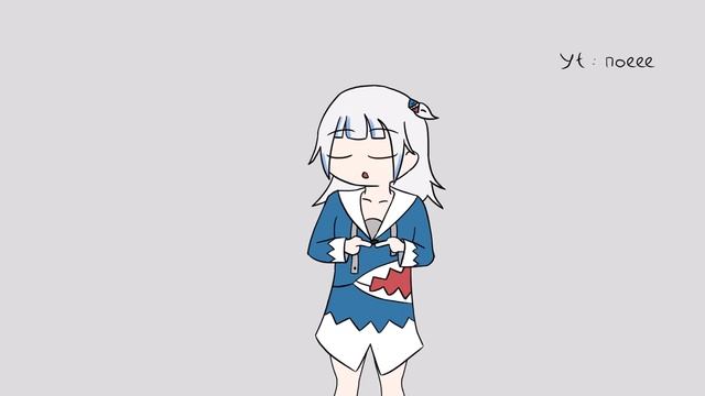 Gura call step BROTHER [ Gawr Gura  Hololive Animation ]