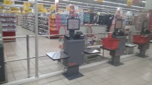 Кассы самообслуживания АШАН Кривой Рог 27 10 19