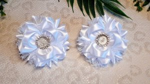 Цветы камелии! Банты школьные! МК