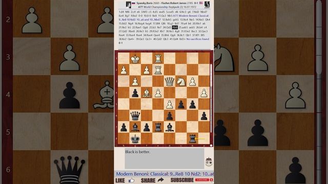 Boris Spassky vs Robert James Fischer, Third Game, World Championship 1972
