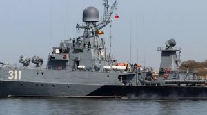 Казанец - малый противолодочный корабль проекта 1331-М. Город Балтийск