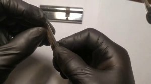 Самоимпрессионная отмычка из ключа. Тест 30