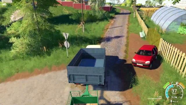 Спрятал КОМБАЙН в ЛЕСУ - ч3.FS19. смотреть онлайн