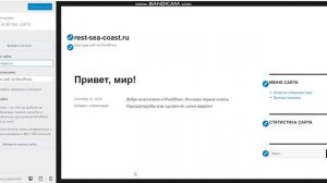 Как настроить главную страницу на сайте WordPress