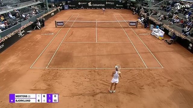 Elise Mertens vs. Mirjam Bjorklund | 2023 Bogotá Round 1 | WTA Match Highlights смотреть онлайн