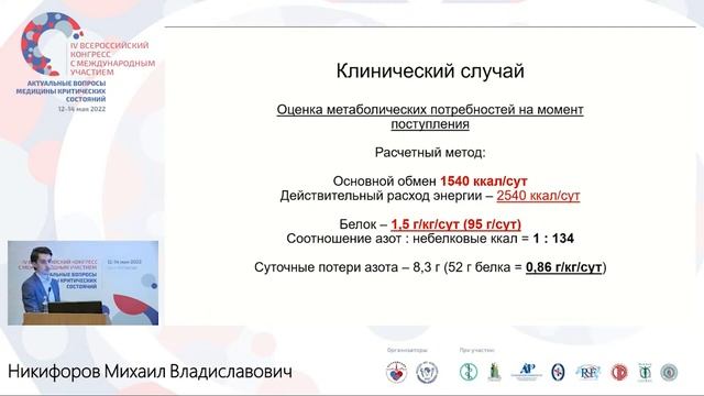 Питание пролежни Никифоров М.В.  АиР СПб 2022