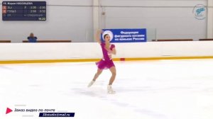 【Мария НИЗОВЦЕВА】КП Межрегиональные соревнования по фигурному катанию на коньках