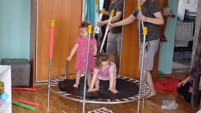 Сборка батута