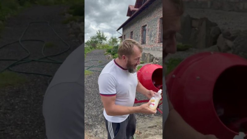 Из поэта превращаюсь в строителя. Обкладка бани.