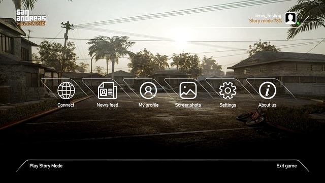 San Andreas Definitive Edition - Multiplayer [Launcher + UI concept]