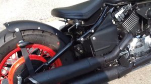 Yamaha V Star 650 Custom Bobber hand made (Dragstar xvs 650) walkaround