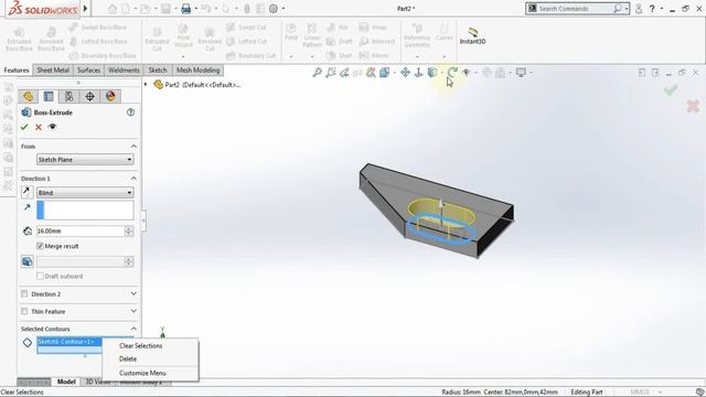 solidworks basic model for beginner 5