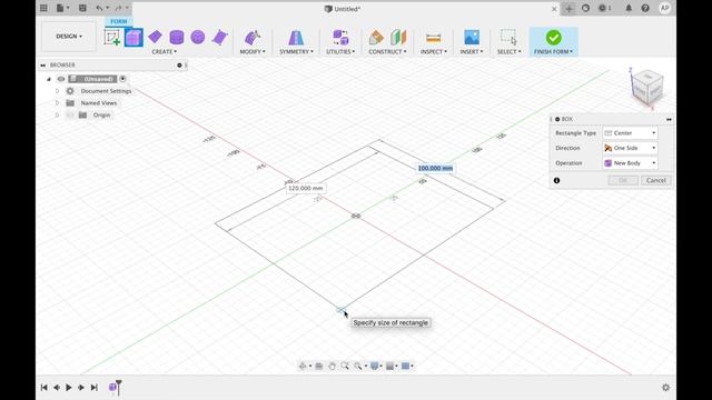 Create a Form Tutorial Fusion 360 смотреть онлайн