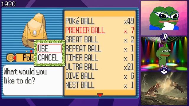 [LIVE] Shiny Bagon after a collective 11,540 REs in Pokemon Ruby (5 Phases Total + Evos)