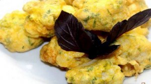 Цветная капуста в кляре с добавлением зелени