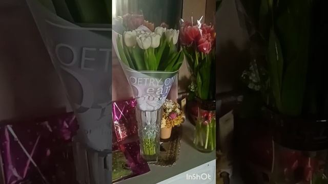 Всех Милых Женщин с Праздником🌹#любовь #жизнь #8марта2024 #цветы #тюльпаны #любимыемужчины