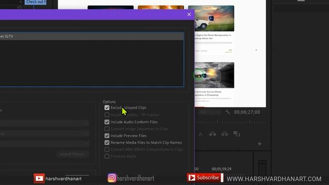 How to save Premiere Pro Project with all Files -Assets & Resources-Easy Way