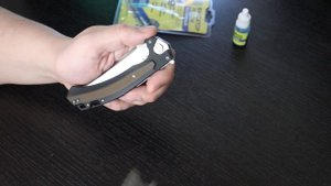 Краткий обзор складного ножа Нукер от Нокс, плюс фиксация осевого винта.