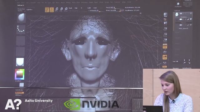 Veera Hokkanen: Speed Sculpting in ZBrush - Aalto Game Dev Competition Nov. 2017
