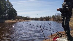 Рыбачу на коромысло. Снасть косит чебака.