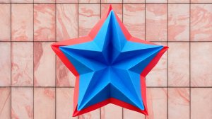 Поделка Звезда к 9 мая своими руками из бумаги. Поделка ко Дню Победы