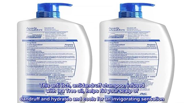 Great product -  Head  Shoulders Dandruff Shampoo Twin Pack Infused with Tea Tree Oil Hydrate Scal