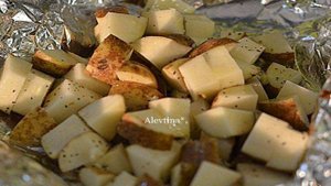 Картофельный гарнир в фольге