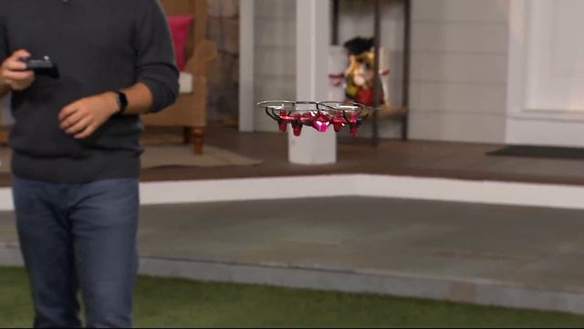 Rocket RC Air Crawler Stunt Drone w/ LED Lights & Auto Features on QVC смотреть онлайн