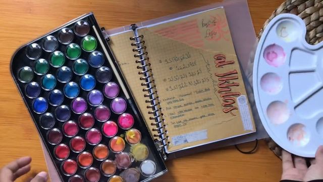 Quran Journal Flip Through  How I Decor My Quran Journaling  Journal with Me